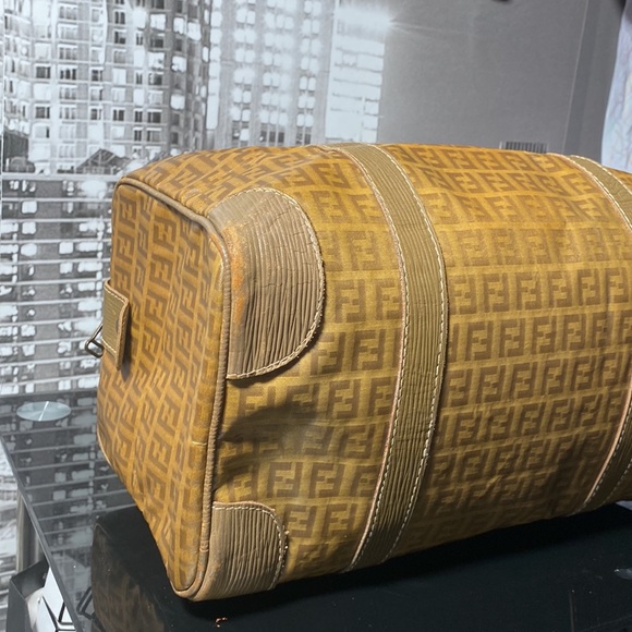 Authentic Fendi Zucca Monogram Boston Bag - Picture 14 of 17